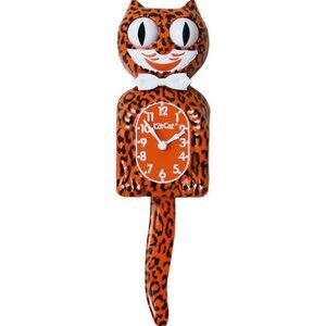 Exotic Pet Collection Leopard Kit-Cat Klock clock